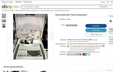 Ostala foto i video oprema: Carena Vision 500 – stereo video titler i audio mikser Opis: - — 7