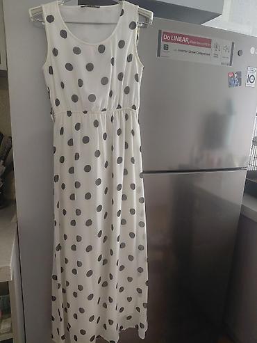 Donlar: Qadınlar üçün maxi donlar – 3 model dəsti - Qara-ağ xallı maxi don — 2