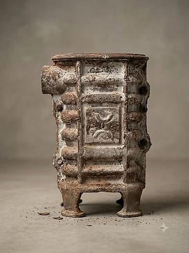 bıldırcın eti satışı: Döküm dəmir sobalı ocaq/peç gövdəsi - Material: tam tökmə dəmir - — 1
