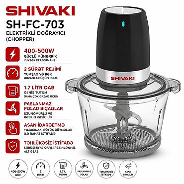 №: 9531 Məhsulun adı: Doğrayıcı Shivaki SH-FC-703, Mexaniki, 500 Vt lalafo.az -da №: 9531 Məhsulun adı: Doğrayıcı Shivaki SH-FC-703, Mexaniki, 500 Vt