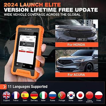 Alati za automobile: Novo - LAUNCH X431 Creader Elite OBD2 za Honda / Acura — 13
