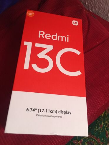 телефон редми 13с: Redmi, Redmi 13C, Жаңы, 128 ГБ, түсү - Күмүш, 2 SIM