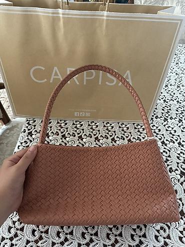 Смарт браслеты: Carpisa qadın çantası - Model: toxuma fakturalı çiyin/əl çantası - — 3