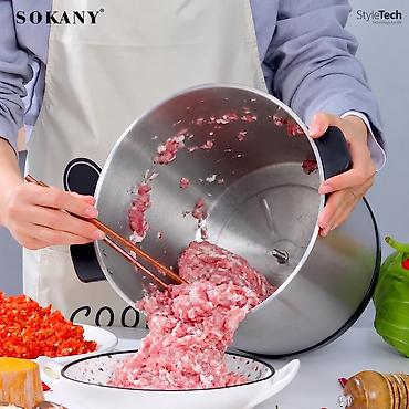 нож для суши: Чоппер SOKANY SK-666666 — измельчитель продуктов для быстрого — 2
