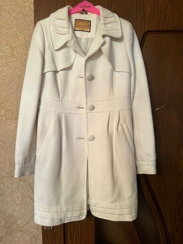 qadin alt paltarlarının satışı instagram: Palto L (EU 40), rəng - Ağ