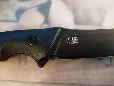 Lov i ribolov: Fiksni nož Eafengrow EF125 - Oštrica: drop-point profil, fabrički — 8