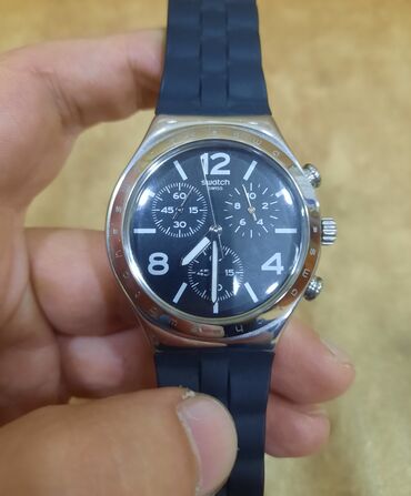 Qol saatları: Yeni, Qol saatı, Swatch, rəng - Qara — 5