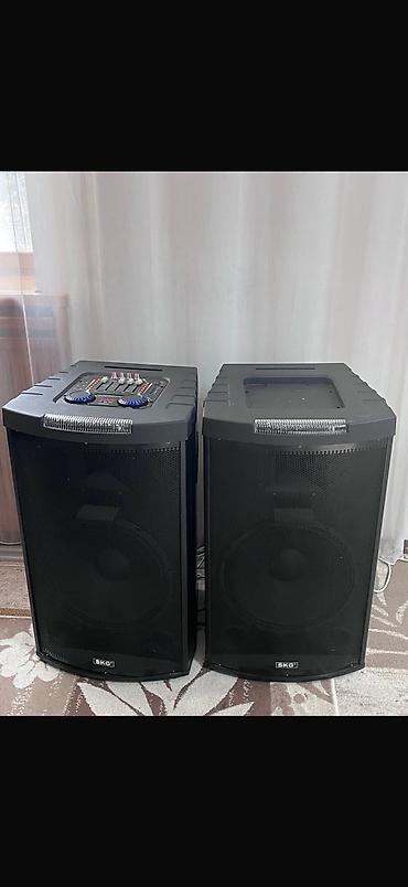 Динамики и колонки: Продаю новый в коробке со встроенным усилителем и микрофоном работает — 12