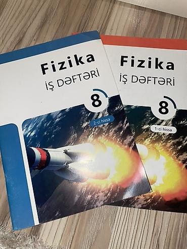 Kitablar və jurnallar: Məhsul: Fizika İş Dəftəri – 8-ci sinif (1-ci hissə və 2-ci hissə) — 1