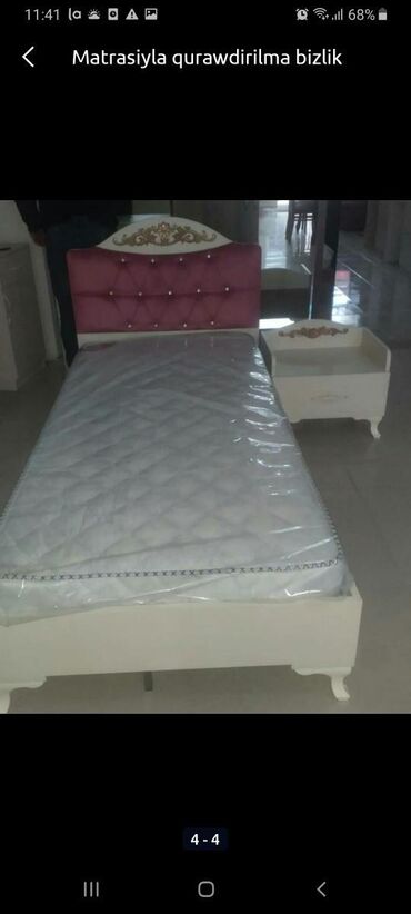 Sifarişlə çarpayılar: Kravatlar Matrasla 200 azn Her novde her rengde 1 mertebe ve 2 mertebe — 12