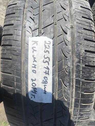 98: Шины 225 / 55 / R 17, Лето, Б/у, 1 шт, Легковые, Kumho — 1