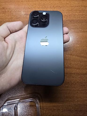 playstation plus: IPhone 16 Pro, Б/у, 128 ГБ, Black Titanium, Чехол, 100 % — 1