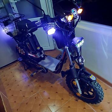 velosiped 24 ucuz: Elektrik velosipedi / skuter hibridi təzədi 10 cundu alinib - Güclü — 1