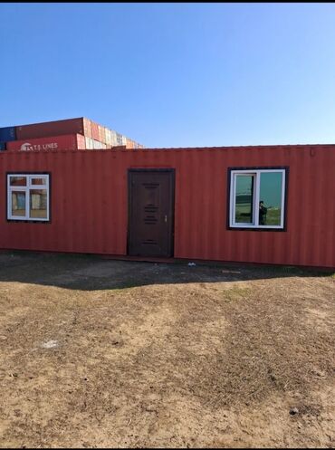 Konteynerlər: 30 m 2 otaqlı konteyner ev | Hamam-tualet içində Təcili satılır Tam — 1