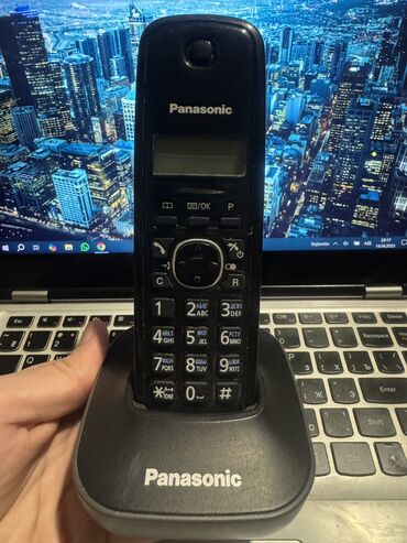 Stasionar telefonlar: Stasionar telefon Panasonic, Simsiz, İşlənmiş, Pulsuz çatdırılma, Ödənişli çatdırılma