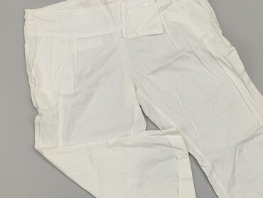 białe letnie bluzki damskie: 3/4 Trousers, L (EU 40), condition - Good