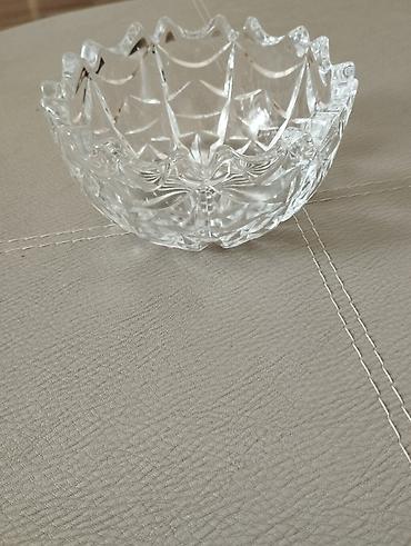 kibrit qutusu: Xrustal şirniyyat qabı - Material: xrustal - Forma: dairəvi kasa — 3