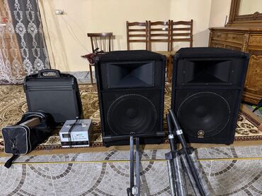 soyuducular 2 el: İşlənmiş Yamaha Kolonka, Növ - Toy üçün, rəng - Qara