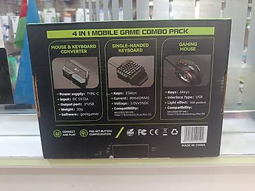 retro konsol: 7 in 1 Video Game Combo Pack – Mouse, Klaviatura və Konvertor Dəsti — 4