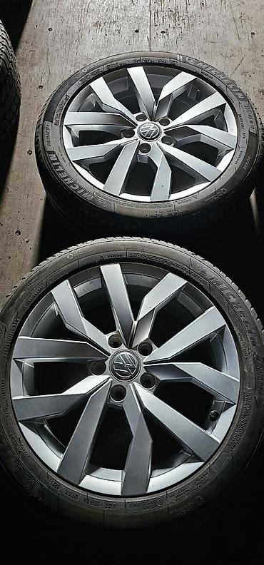 Диски: Литые Диски R 17 Volkswagen, Комплект, отверстий - 5, Б/у — 2
