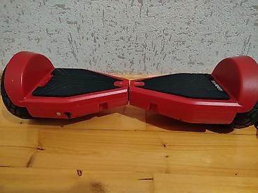 elektrik skuter: Koolwheel Hoverboard – Model K8, qırmızı rəng - Güc sistemi: 29.4V — 2