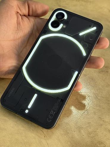 запчаст телефон: Nothing, Phone 1, Б/у, 128 ГБ, цвет - Черный, 2 SIM — 1