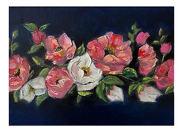 diz yağı: 30x40 canvas üzərində yağlı boya ilə kompozisiya. İstəyə görə — 1
