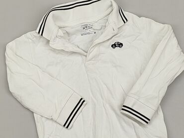 biała bluzka bawełna: Світшот, Next, 2-3 р., 92-98 см, стан - Дуже гарний