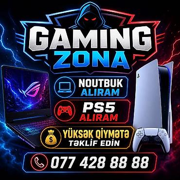 Yuksek qiymete noutbuk ve ps5 aliram teklif edin yeni̇ və islemis