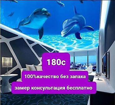 Натяжной потолок 3D потолки, Глянцевое, Матовое Бесплатная консультация, Бесплатный замер, Гарантия