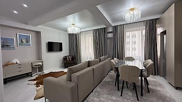 Продажа квартир: 2 комнаты, 69 м², Асанбай мкр Элитка, 10 этаж, Дизайнерский ремонт — 6