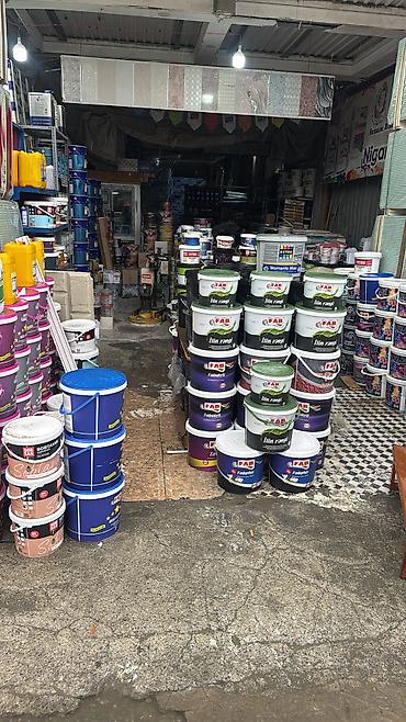 fab boya: Tikinti və təmir üçün materiallar – geniş çeşid Məhsullar: - Boyalar — 2