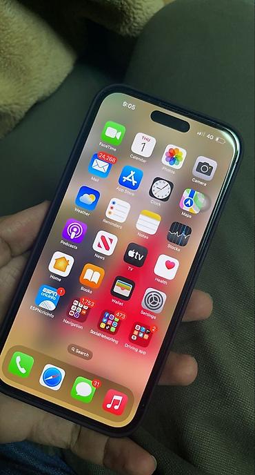 komputer ekran şəkilləri yüklə: IPhone 14 Pro, Face ID — 1