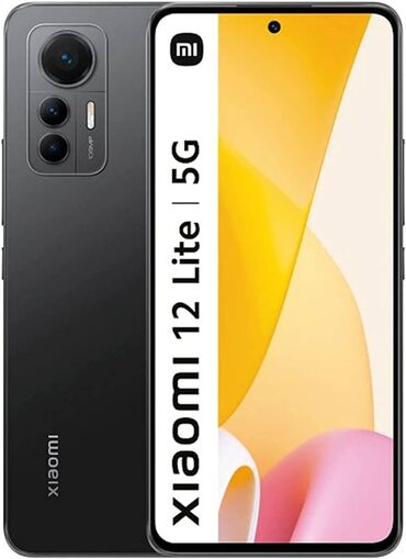 iphone 6 чехол: Xiaomi Mi 12 Lite, 128 ГБ, цвет - Черный, 
 Сенсорный, Отпечаток пальца, Две SIM карты
