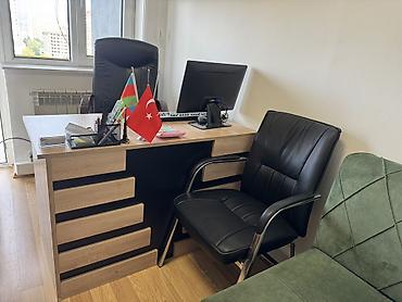 boyama seti: Ofis mebeli desti satılır Müdür masasi 1 ed işçi masasi 1 eded dolab — 3