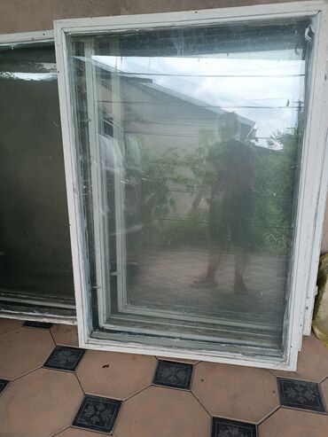 Окна: Деревянное окно, Б/у, 120 *1, Самовывоз
