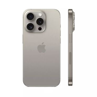 Apple iPhone: IPhone 15 Pro Max, Б/у, 256 ГБ, Natural Titanium, Защитное стекло, Чехол, Коробка, 99 %