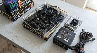 i5 komputer: PC hissələri paketi - Ana plata: Gigabyte Z370P D3 [160₼] *SATILDI* — 1