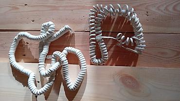 Mobil telefon və aksesuarlar: Məhsul: Spiral telefon dəsti kabelləri Təsvir: - Klassik spiral — 3
