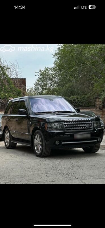 авто из кореи в наличии в бишкеке: Land Rover Range Rover: 2010 г., 5 л, Автоматические, Бензин, Внедорожник
