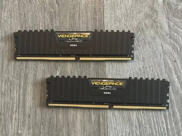 персональный компьютер: Оперативная память (RAM) Corsair, 8 ГБ, 3000 МГц, DDR4, Для ПК