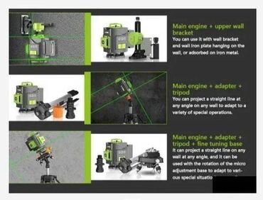 Merne trake i daljinomeri: Laser za nivelaciju 16 linija libela pro nivlator ima tri laserska — 7