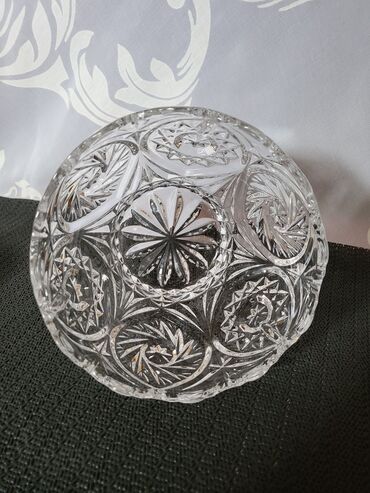 Kuhinjski setovi: Bombonijera nova kristal Zajecar 70te. Nova bombonijera,sve na njoj — 10