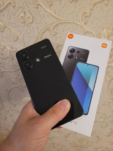 Xiaomi: Xiaomi Redmi Note 13, 128 GB, rəng - Qara, 
 Barmaq izi, Face ID