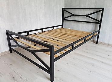 Двуспальные кровати: Двуспальная кровать, Новый, Каркас без матраса, длина - 200 см — 12