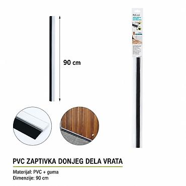 KMT PVC ploča – gumeni šav za donji deo vrata, prozirne boje (SKU