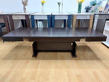 study table: Журнально-обеденный стол "Стамбул" на колёсиках. В собранном виде — 5