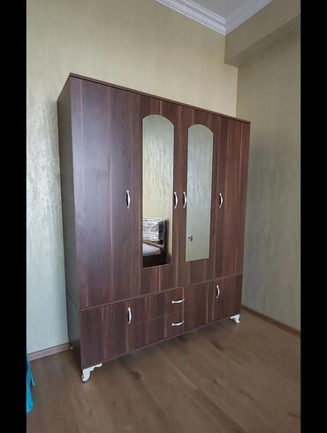 Dolablar: Yeni, Açılan, 4 qapılı Düz dolab, Qarderob, paltar dolabı, Azərbaycan — 17