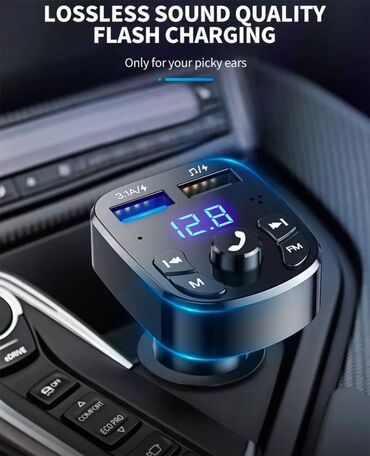 Audio oprema za auto: Naziv proizvoda: Auto MP3 plejer Materijal: ABS Boja: crna Napon — 11