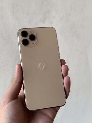 бу телефоны в бишкеке редми: IPhone 11 Pro, Колдонулган, 256 ГБ, Matte Gold, Каптама, 71 %